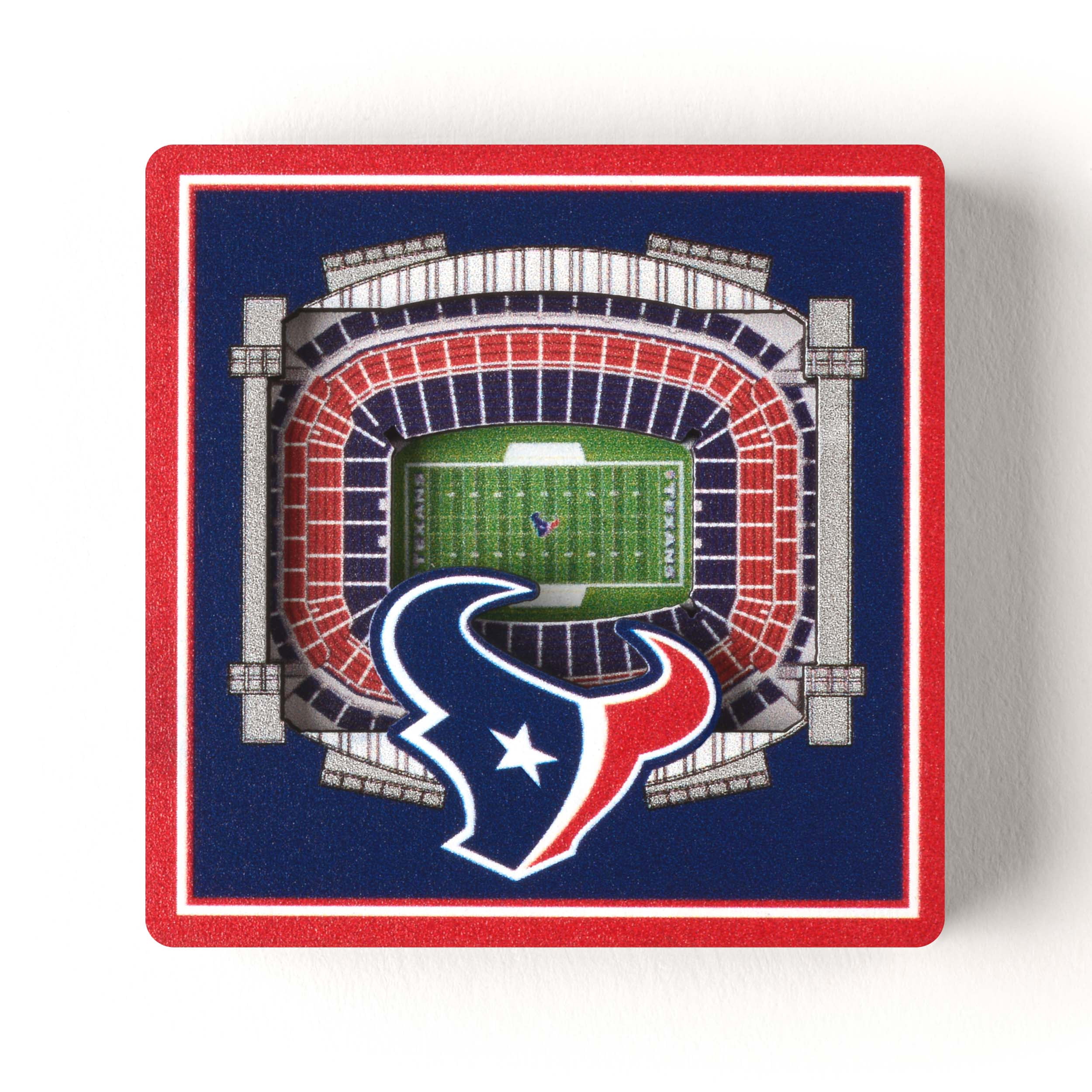 YouTheFan NFL Houston Texans 3D StadiumView Magnet