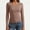 *Coffee, variant on Womens Long Sleeve V Neck Ribbed Knit T Shirt ,Summer Casual Slim Fit Basic Tees Pink,Womens Plus S