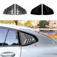 thumbnail image 4 of Rear Windows Triangle Louver Cover for BMW X4 G02 2018+ Carbon Fiber, 4 of 5