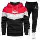 thumbnail image 1 of Conjunto De Sudadera Deportiva Para Hombre Casual Fitness Suéter Pantalones Ropa Al Aire Librepangjing, 1 of 4