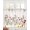 Off White, variant on Purple Grey Leaves Sheer Curtains 63 Inch Length 2 Panels Set for Living Room/Bedroom, Summer Botanical Pastoral Watercolor Kitchen Curtains Grommet Semi-Sheer Curtains Window Treatments 42"x63"x2