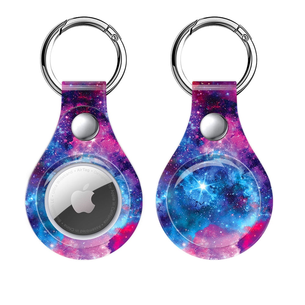Celestial Stars Purple Lanyard Galaxy Starry Night Keychain ID Badge Key Keeper Camera Strap 