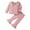 A31-Pink, variant on Hessimy Toddler Boys Girls Spring Summer Floral Knit Crewneck Sweatshirt & Flare Pants Set（Pink，18-24 Months）