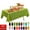 Fruit Green, variant on Bxaolu Plastic Table Cloth Disposable 1 Pack, 54 x 72 Inch Table Cloths, Party, Picnic, Wedding, Decorative Tablecloths, Rectangle, Leakproof & Sturdy Plastic Cover, Gold