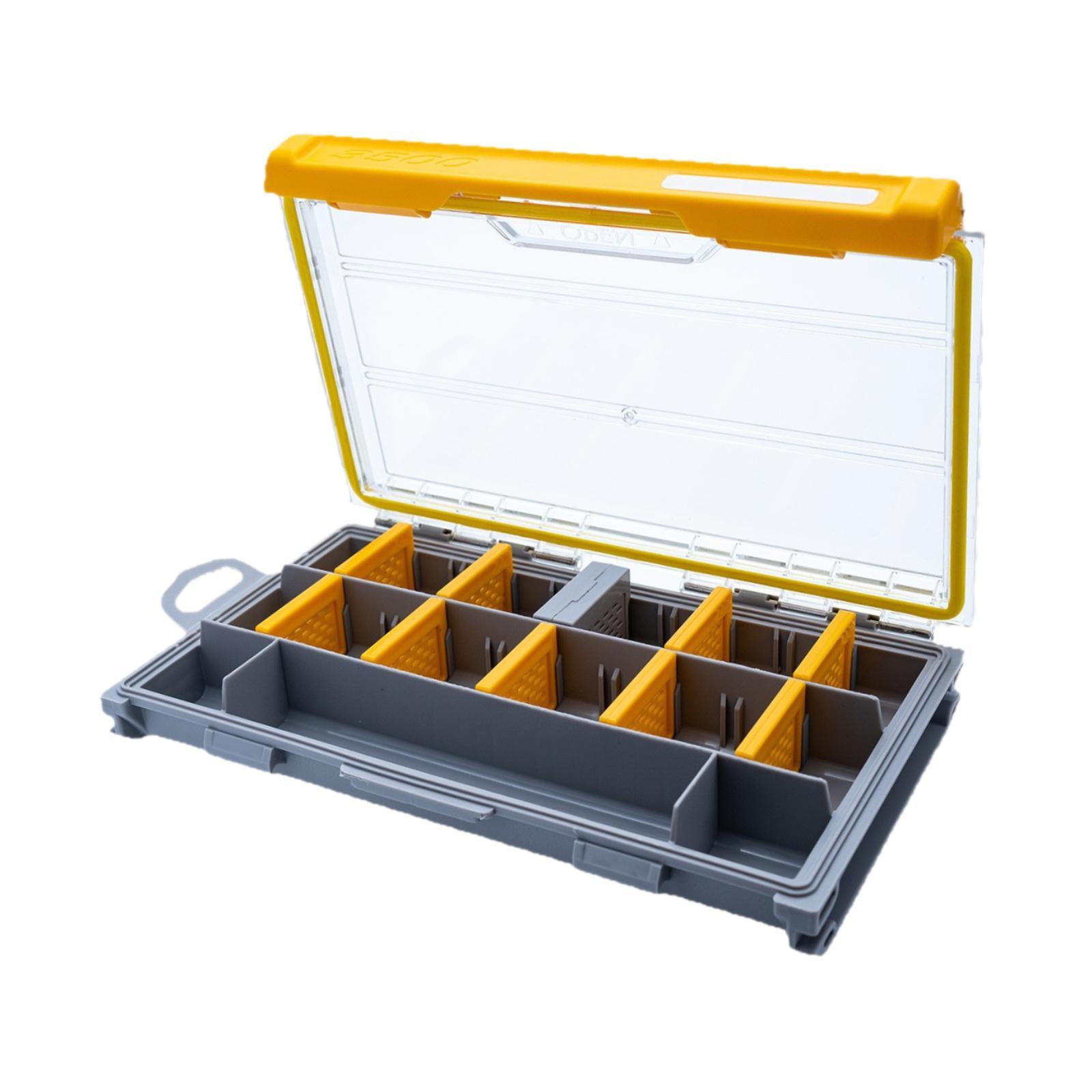 simhoa Fishing Tackle Box Fishing Lure Organizer Waterproof Large Capacity, Box Organizer with Dividers, Storage Practical Lure Case