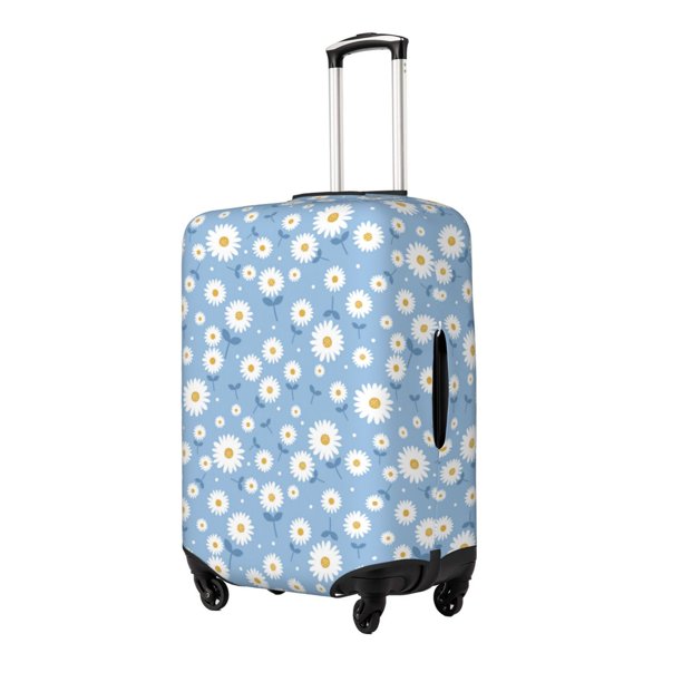 Fotbe Daisies Flowers Funda Protectora para Equipaje, Antirrayones y Resistente a la Suciedad, Compatible con Maletas de 18 a 32 Pulgadas-X-Large