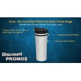 thumbnail image 3 of 15 oz. Mia Insulated Stainless Steel Travel Mugs - 10 pack - Black, 3 of 5