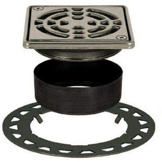 4 Inch Drain Grate Kit , Square Shower Drains Cover for Schluter