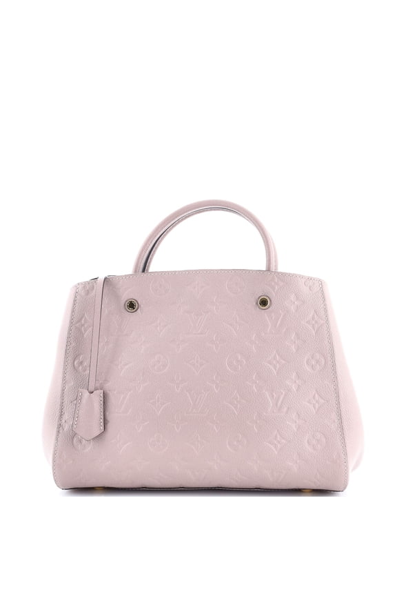 Pre-Owned Montaigne Handbag Monogram Empreinte Leather MM By Rebag