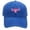 Dark Blue, variant on Baseball Caps for Everyday Wear Uni Cancer Ribbon Embroidered Hat for Daily Holiday Campus and Outdoor Activities Pink