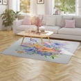 thumbnail image 3 of Spring Floral Area Rugs Carpet Suitable for Living Room Kitchen Bedroom Laundry Room Home Decorations, 3 of 7