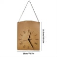 thumbnail image 3 of Bolso de Hombro Único Reloj de Pared Marrón Silencioso Reloj con Forma de Bolso para Decoración de Habitación de Niña Accesorios D, 3 of 5