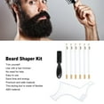 thumbnail image 4 of Barber Pencils Set with Ruler Brush, Portable Easy To Use Beard Shaper Kit Professional  for Men, 4 of 7