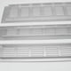 thumbnail image 2 of Ventilación de aleación de aluminio de 80 mm Red de gas rectangular de 50 mm Red de disipación de calor de ventilación de 100 mm, 2 of 4