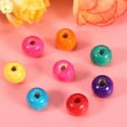 thumbnail image 4 of Perles en Bois Colorées, Perles Rondes en Bois de Couleur Assortie, Perles en Vrac, Perles Intercalaires en Bois pour Bricolage, Fabrication de Bijoux, 4 of 8