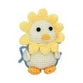 thumbnail image 3 of Kit de crochet de animales para hacer tú mismo. Incluye hilo, gancho y accesorios. Decoración del hogar. Pato. Flor, 3 of 9