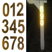 Bright Ideas RA1 Reflective Address Numbers - up to 4 numbers