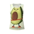 thumbnail image 4 of Xecao Avocado1 print women's scoop neck, loose-fit workout tank tops for the gym., 4 of 9