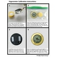 thumbnail image 3 of Prestige Import Group - 2.5" Digital Mountable Hygrometer w/Calibration for Cigar Humidors - Polished Gold, 3 of 4