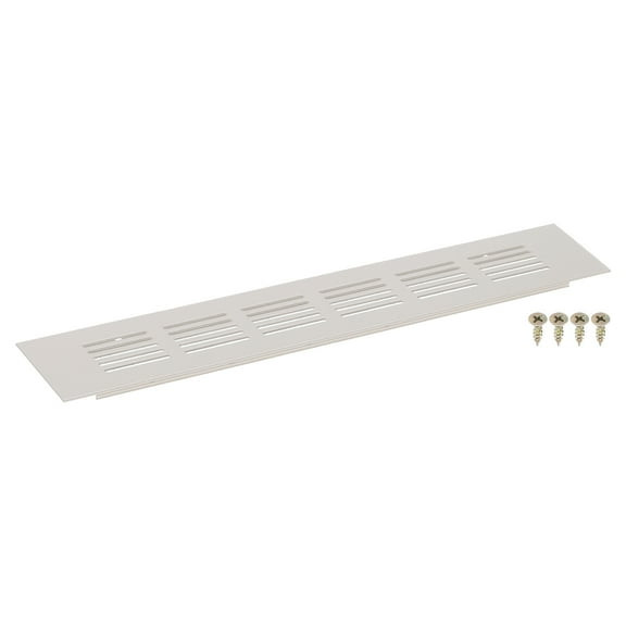 1Pcs Rectangle Ventilation Grille Aluminum Alloy Mesh Air Vent Covers, 300x50mm