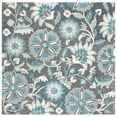 thumbnail image 2 of SAFAVIEH Blossom Riley Floral Area Rug, Grey/Blue, 3' x 5', 2 of 7