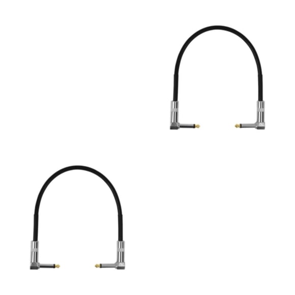 Cable de audio Yuarrent Efecto Resistencia al desgaste Suministros de guitarra 30 centimetros 2piezas