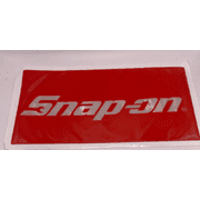 Snap-on Vinyl Sticker Reflective Red White