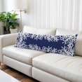thumbnail image 2 of Coastal Coral Body Pillow Covers, Navy Blue Ocean Marine Nautical Beach Soft Throw Pillow Cases with Invisible Zipper, Decorative Pillowcase Pillows Protectors for Sofa Bed Couchair 20"x54", 2 of 9