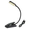 thumbnail image 2 of Clip-On Book Light Usb Luz De Lectura Recargable Con 3 Niveles De Brillo Ajustables Luz Ligera De Larga Duración 9 Led Vogacara HA034985-00, 2 of 6