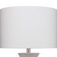 thumbnail image 2 of Benjara BM263647 Table Lamp with Ceramic Riged Urn Base & Drum Base, White, 2 of 5