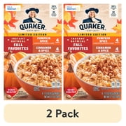 (2 pack) Quaker Instant Oatmeal Variety Pack, 1.51 oz 8 Count