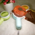 thumbnail image 5 of Ouuluon Portable Fan Cute Handheld Fan with Night Light, Yellow USB Rechargeable Mini Lazy Desktop Wind Cooler for Fishing Camping Walking Hiking, 5 of 8