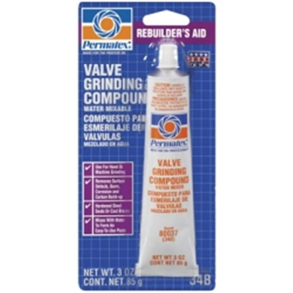 Permatex PTX80037-CAN Valve Grinding Compound, 3 oz Tube Boxed