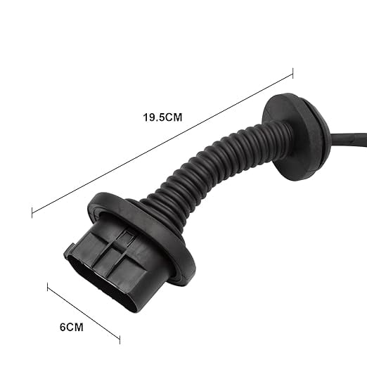 Door Jumper Wire Assembly Fits for 2009 2010 2011 2012 2013 2014 F150 Crew Cab Rear Passenger Side Replace 9L3Z-14630-CAA AL3T-14632-DD 9L3T-14632-JCA