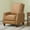 Saddle, variant on Spruce & Spring Classic Push-Back Recliner with Nailhead Trim for Living Room, Dark Gray