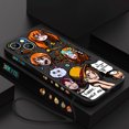 thumbnail image 1 of Cartoon O-Ones Pieces Phone Case For Apple iPhone 15 14 13 12 11 Pro Max Plus 8 7 SE Liquid Left Rope Capa Cover, 1 of 1