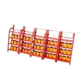thumbnail image 4 of Estante para barriles de aceite de garaje, modelo 1:64, decoración, herramienta de reparación de automóviles en miniatura simulada Rojo, 4 of 7