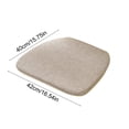thumbnail image 3 of Flax Linen Horseshoe Chair Cushion Seat Pad With Straps Non Slip Dining Chair Cushion, Ergonomic Comfort Durable Support Design, for Dining Chair Office Chair Kitchen Home Use, 3 of 6