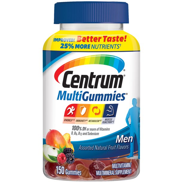 Centrum MultiGummies Men's Multivitamin Gummies, Multivitamin