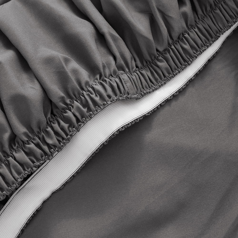 Serta So Soft 4-Piece Dark Gray Sheet Set, Queen