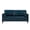 Navy Blue, variant on Leumius 74.5"W 3-Seater Sofa Loveseat Sofa Faux Leather Breathable Upholstered Sofa Couch with Solid Wood Legs for Living Room, Apartment & Office,Navy Blue