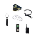 thumbnail image 2 of VAAT 5pcs Female Police Costume for Kids, Role Play Dress-Up Set for 3 - 10 Years Old-Blue, 2 of 4