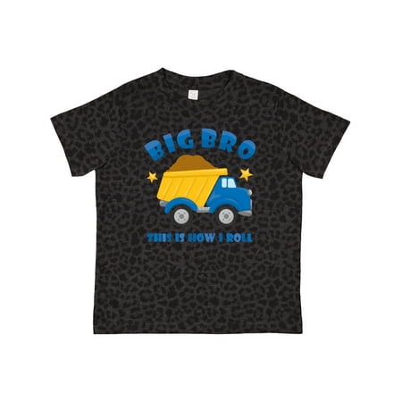 

Inktastic Dump Truck Big Bro Gift Toddler Boy Girl T-Shirt