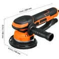 thumbnail image 4 of KFFKFF Eccentric Sander,Dual Function 6-Inch DA & GA Orbital Sander,850W 7400PRM with 6 Adjustable Speeds,Electric Hand Sander including 10PCS Sandpapers,Dust Attachment for Detailed Woodwork Sanding, 4 of 9