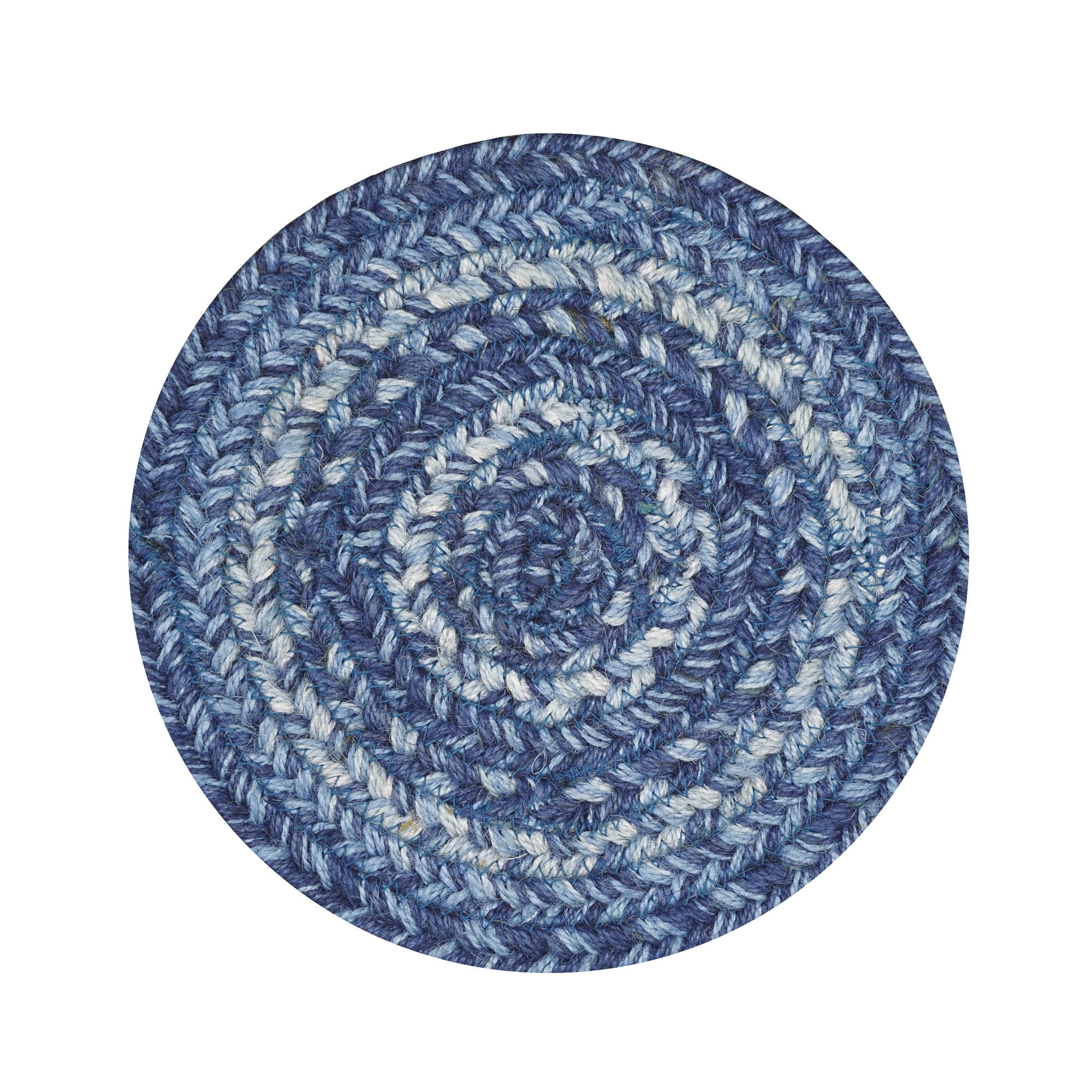 braided trivet candle mat hot pad runner BURGUNDY BLUE GRAY kitchen 8/" 106M