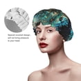 thumbnail image 2 of Gaeub Artistic Light Dot Wolf、 Shower Caps for Women Men,Double Waterproof Layers Bathing Hat,Elastic and Reusable Bath Caps, 2 of 7
