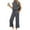 07#Dark Gray1, variant on Summer Travel Lounge Sets for Women 2 Piece Mock Neck Top and Wide Leg Crop Pants Casual Vacation Matching Outfit 2026 Light Blue XL