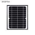 thumbnail image 2 of Panel solar de 6W para cámara exterior inalámbrica Micor USB que carga el cable de 3M, energía solar para timbre, 2 of 5