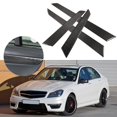 thumbnail image 4 of Real Carbon Fiber Interior Door Panel Cover Trim, Fit forC Class W204 07-13, 4 of 7