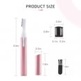 thumbnail image 3 of EXLEAF 2026 New Face Razor for Women, Quiet Motor Eyebrow Shaver, Gentle Bikini Trimmer, Smooth Facial Hair Removal, Soft and Safe Blade, 4-Pack for Home,Travel,Spa,Gym, 3 of 7